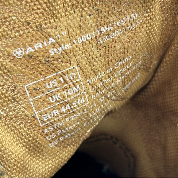 Ariat WorkHog Pull-on Work Boots Mens Size 11D main image 5